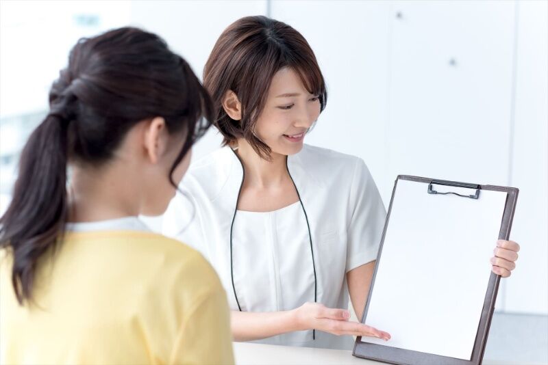 これから行う施術について流れのご説明